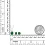 Gem Stone King 925 Sterling Silver Green Simulated Emerald Pendant Earrings Set For Women (4.63 Ct Oval, with 18 Inch Silver Chain) Gem Stone King 925 Sterling Silver Green Simulated Emerald Pendant Earrings Set For Women (4.63 Ct Oval, with 18 Inch Silver Chain)