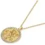 ACC PLANET Constellation Necklace Pendant 14K Gold-Plated Hammered Round Disc Engraved Zodiac Sign Pendant 16.9’’ Adjustable Dainty Necklace Mothers Gifts for Her ACC PLANET Constellation Necklace Pendant 14K Gold-Plated Hammered Round Disc Engraved Zodiac Sign Pendant 16.9’’ Adjustable Dainty Necklace Mothers Gifts for Her
