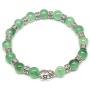 Weelovee Handcraft Nature Stone 8mm Beads Bracelet for Women Mens Healing Chakra Yoga Link