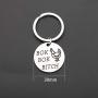 MAOFAED Funny Chicken Gift Chicken Lover Gift Chicken Keychain Crazy Rich Asians Inspired Keychain Gift for Friend