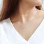 Boma Jewelry Sterling Silver Leaf Necklace, 16 inches