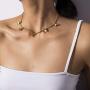 Butterfly Choker Necklace Silver Gold Butterfly Pendant Necklace Dainty Choker Necklace Butterfly Chain Butterfly Necklace Choker for Teen Gilrs Aesthetic Jewelry Gift