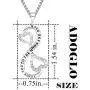 Ado Glo Mother’s Day Mom Gifts, I Love You for Always and Forever Infinity Heart Pendant Necklace, Women Girls Birthday Anniversary Wedding Jewelry, to Daughter, Sister, Girlfriend