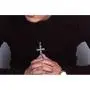 Mens 925 Sterling Silver Christian Jesus Cross Crucifix Pendant Necklace With Engraving Religious Jewelry Mens 925 Sterling Silver Christian Jesus Cross Crucifix Pendant Necklace With Engraving Religious Jewelry
