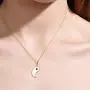 Couple Necklace Pendant Yin Yang Love Heart CZ Puzzle Matching Couple Gift for Him and Her Couple Necklace Pendant Yin Yang Love Heart CZ Puzzle Matching Couple Gift for Him and Her