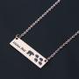 Zuo Bao Sweet Mama Bear Bar Necklace Mother Necklace Mama Bear Jewelry for New Mom