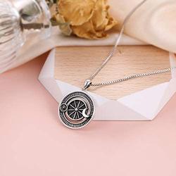 SILVER MOUNTAIN S925 Sterling Silver Sun Crescent Moon Star Celestial Jewelry Pendant Necklace for Women Girls Birthday Gift, 18 Inch