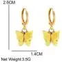 9 Pairs Of Butterfly Earrings, Acrylic Colored Earrings Women And Girls Fashion Jewelry Gift