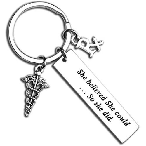 ecobuty Pharmacy Tech Gift Rx Pharmacist Keychain Pharmacy Technician Gift Pharmacist Gift Pharmacy Student Graduation Gift Rx Jewelry