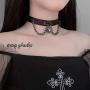 Jewdreamer 9 Pcs PU Leather Punk Choker Necklace Gothic Collar Choker Leather Rivets Spiked Choker for Women Adjustable