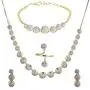 YouBella Jewellery Set for Women American Diamond Combo of Necklace Set with Earrings, Bracelet and Ring for Girls and Women YouBella Jewellery Set for Women American Diamond Combo of Necklace Set with Earrings, Bracelet and Ring for Girls and Women