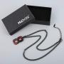 HZMAN Baseball Initial Pendant Necklace Inspiration Baseball Jersey Number 0-9 Charms Stainless Steel Necklace