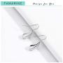 FAMARINE Teardrop Earrings for Women, Simple Elongated Drop Dangle Earrings Fashion Gift for Girls, Gold Silver