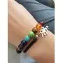 2Pcs Lava Rock Chakras Aromatherapy Essential Oil Diffuser Bracelet Braided Rope Natural Stone Yoga Beads Anxiety Bracelet for Women Bracelet Bangle 2Pcs Lava Rock Chakras Aromatherapy Essential Oil Diffuser Bracelet Braided Rope Natural Stone Yoga Beads Anxiety Bracelet for Women Bracelet Bangle