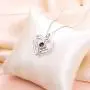 Flyow 925 Sterling Silver Rhodium Plated Cubic Zirconia Forever Love Heart Pendant Necklace for Women Jewelry Birthday Gift Flyow 925 Sterling Silver Rhodium Plated Cubic Zirconia Forever Love Heart Pendant Necklace for Women Jewelry Birthday Gift