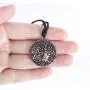 HAQUIL Wiccan Necklace - Metal Alloy, Tree of Life Pentagram Pendant - Waxed Cotton Cord, Adjustable Length 35.4'' HAQUIL Wiccan Necklace - Metal Alloy, Tree of Life Pentagram Pendant - Waxed Cotton Cord, Adjustable Length 35.4''