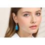 RUIZHEN 3 Pairs Set Creative Cute Gummy Bear Dangle Earrings Cartoon Dangle Earrings