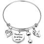 MAOFAED Physical Therapist Gift Therapist Appreciation Gift Thank You for All That You Do PT Thank You Gift Physical Therapy Jewelry Therapist Bracelet