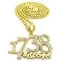 Shiny Jewelers USA Mens 1738 Zoo Gang REMY Boyz Micro PENDENDT Cuban Box Chain Necklace Hip HOP Jewelry Shiny Jewelers USA Mens 1738 Zoo Gang REMY Boyz Micro PENDENDT Cuban Box Chain Necklace Hip HOP Jewelry
