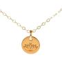 EFYTAL Lotus Necklace, Tiny Gold Filled Yoga Pendant on 14k Gold Filled Chain, Dainty Zen Flower Charm
