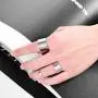 PROSTEEL 925 Sterling Silver Ring, Flat Plain Wide Band Ring Adjustable, Mens Womens Jewelry PROSTEEL 925 Sterling Silver Ring, Flat Plain Wide Band Ring Adjustable, Mens Womens Jewelry