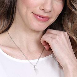 MIGLUFA 6Pcs Natural Stone Pendant Necklace Healing Point Reiki Gemstone Crystal Jewelry Making for Women