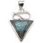 SilverStarJewel 925 Solid Silver Triangle 15 x 15 mm Cut Labradorite Pendant 1.5'' Low Price