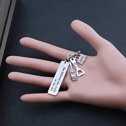 Hairdresser Gardener Tailor Accountant Bartender Book Lover Gift Keychain Bracelet She Believed She Could Appreciation Gift