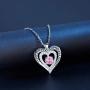 Samity Heart Necklace for Women I Love You for Always and Forever Necklace Jewelry for Girls Wife Daughter