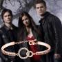 POTIY Vampire Fans Gift Vampire Inspired Jewelry Team Damon Since Hello Brother Movie Bracelet for Women Girls