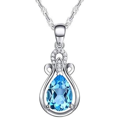 B.ANGEL Fine Jewelry Gifts for Women Necklace and 925 Sterling Silver Necklace Pendant,18