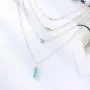Dresbe Boho Bar Pendant Necklace Gold Layered Choker Turquoise Neck Chain Hand Neck Jewelry Accessories for Women and Girls Dresbe Boho Bar Pendant Necklace Gold Layered Choker Turquoise Neck Chain Hand Neck Jewelry Accessories for Women and Girls