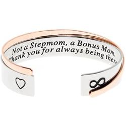 Mothers Day Gift, Not a Stepmom a Bonus Mom Thank You For Always Being There Stepmom Jewelry, Stepmother Birthday Gift