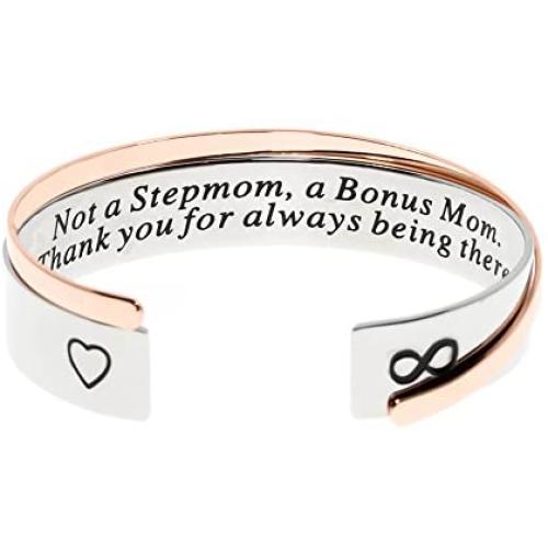 Mothers Day Gift, Not a Stepmom a Bonus Mom Thank You For Always Being There Stepmom Jewelry, Stepmother Birthday Gift