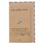 Quan Jewelry Harmonious Necklace for Teachers with a Piano Charm Pendant, comes with an Inspirational and Motivational Quote and Greeting Cards