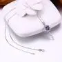 HXZZ Fine Jewelry Gifts for Women Natural Gemstone Pendant Necklace and Ring