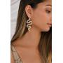 GLBCC Snake Earrings for Women,18 K Gold Plated Snake Dangle Earrings Punk Chunky Serpent Charm Pendant Necklace Dainty Rhinestone Huggie Hoop Earrings Necklaces Jewelry Set for Women Men