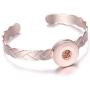Lovglisten New 6pcs Snap Jewelry Bangle Hollow Fashion 18-20mm Adjustable Snap Jewelry Bracelets Charms (3)