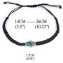 Handmade String Evil Eye Bracelet for Women Men Teen Girls Boys Black Red Thread Adjustable Bracelets Minimalist Jewelry