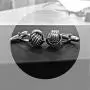 LeCalla Mens Sterling Silver Cufflinks for Dad Father Grand-Father