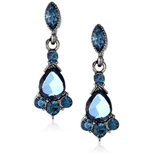 1928 Jewelry Vintage Crystal Drop Earrings 1928 Jewelry Vintage Crystal Drop Earrings
