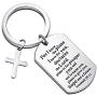 Christian Gift Jeremiah 29:11 Keychain I Know The Plans I Have for You Keychain Religious Jewelry Christian Fans