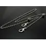 Brenda Elaine Jewelry Womens Mask Lanyard/Necklace with Ornate Beads, Silver, Copper, Brass Brenda Elaine Jewelry Womens Mask Lanyard/Necklace with Ornate Beads, Silver, Copper, Brass