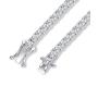 SHKA 925 Sterling Silver Round Cut Tennis Bracelet 18K Women’s Bracelet CZ Bracelets with Sparking Cubic Zirconia