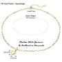 SELENECHEN Earrings Star Moon Heart Chunky Hoop Necklace Heart Clip Chain Cubic Zirconia
