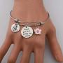 BAUNA Ohana Bracelet for Women Family BBF Thanks for Being My Ohana Bracelet Hawaiian Bracelets Jewelry for Aloha