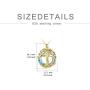 TOUPOP Mothers Day Gifts From Daughter 14K Gold Plated Tree of Life Necklace Sterling Silver Family Tree Pendant Jewelry Gifts for Mom Women Girls Birthday Mothers Day