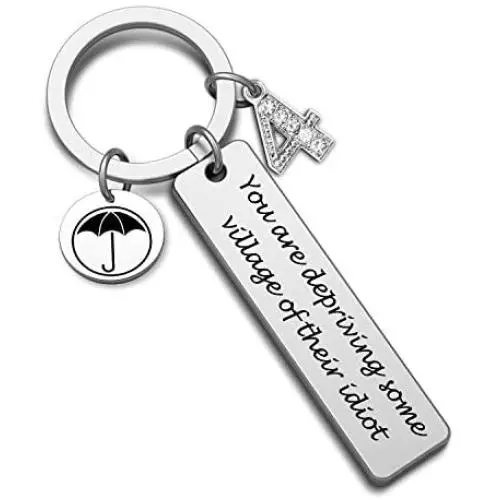 G-Ahora The Umbrella Academy Inspired Gift Number 4 5 Fans Gift Number 4 Five Jewelry G-Ahora The Umbrella Academy Inspired Gift Number 4 5 Fans Gift Number 4 Five Jewelry