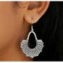 RBG Dissent Collar Hook and Hoop earrings - 925 Sterling Silver earrings Dangle Drop Jewelry Attorney earrings for Women