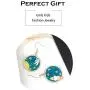 Creative Cute Cartoon Astronaut Stud Earrings for Women Asymmetric Spaceman Star Drop Earrings Hypoallergenic Jewelry